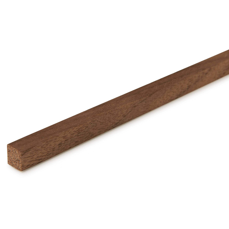 36" Square Wood Dowel - Species:Walnut - Diameter:3/8"